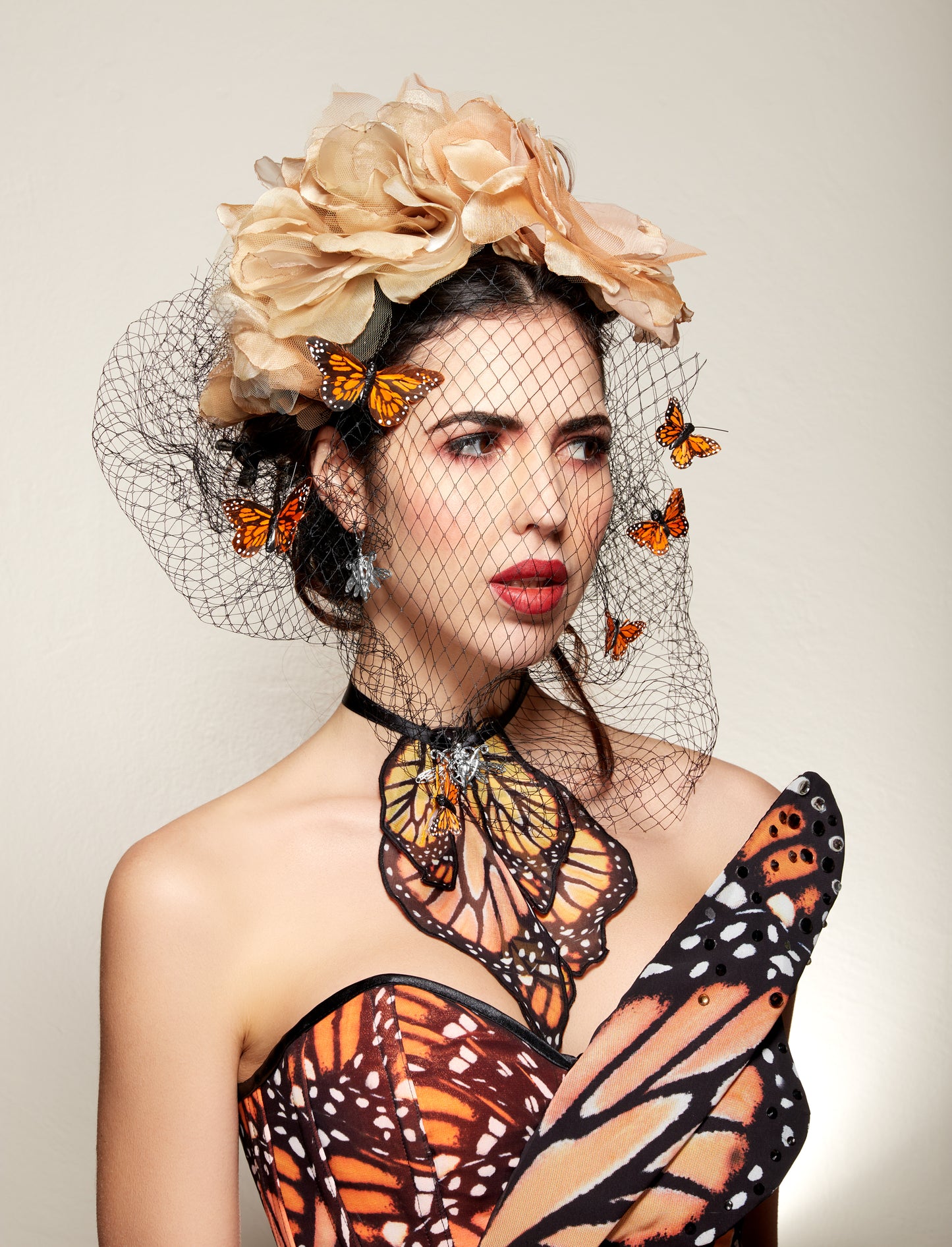 Monarch Butterfly Nymph Pendant