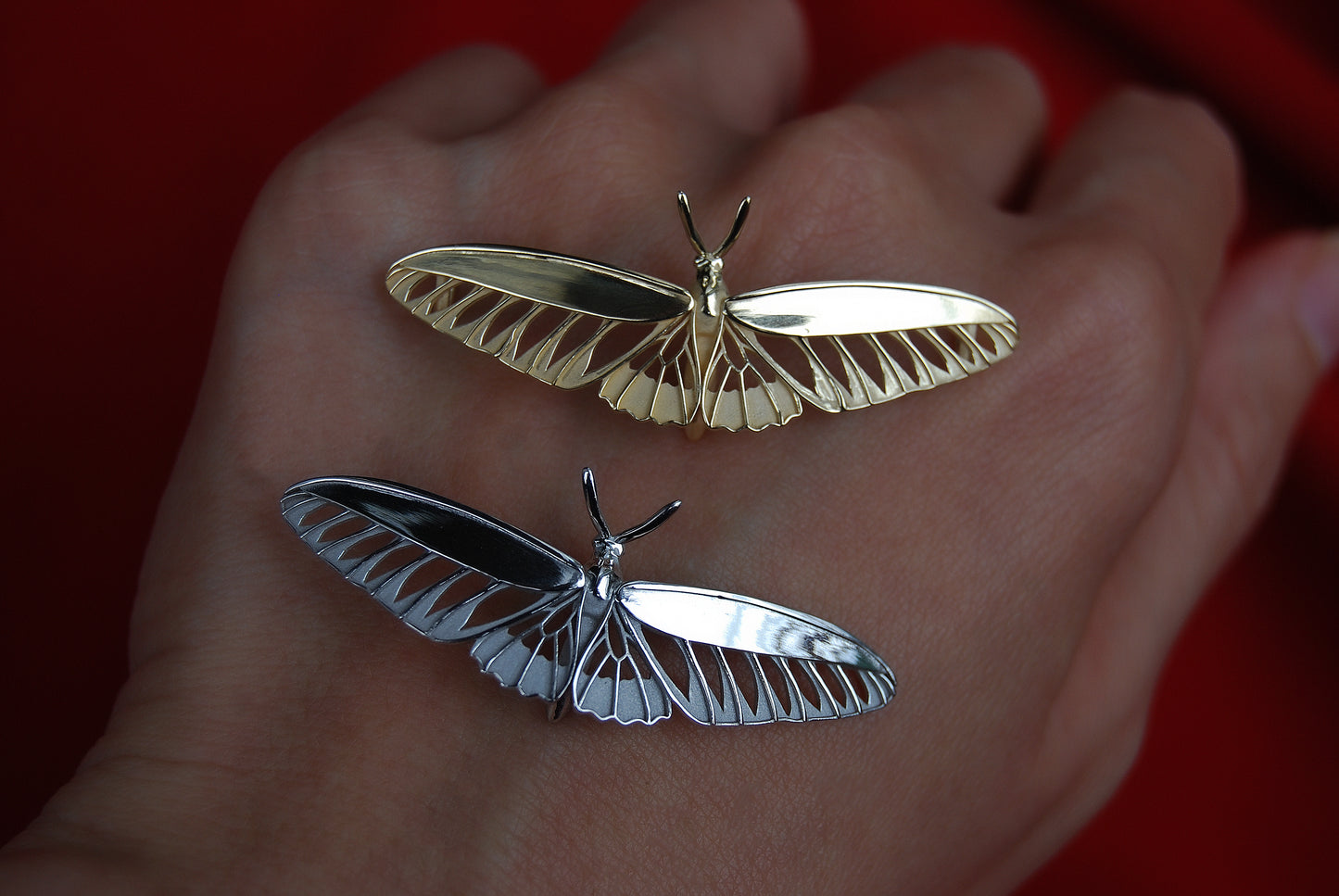 Rajah Brooke’s Birdwing Butterfly pendant
