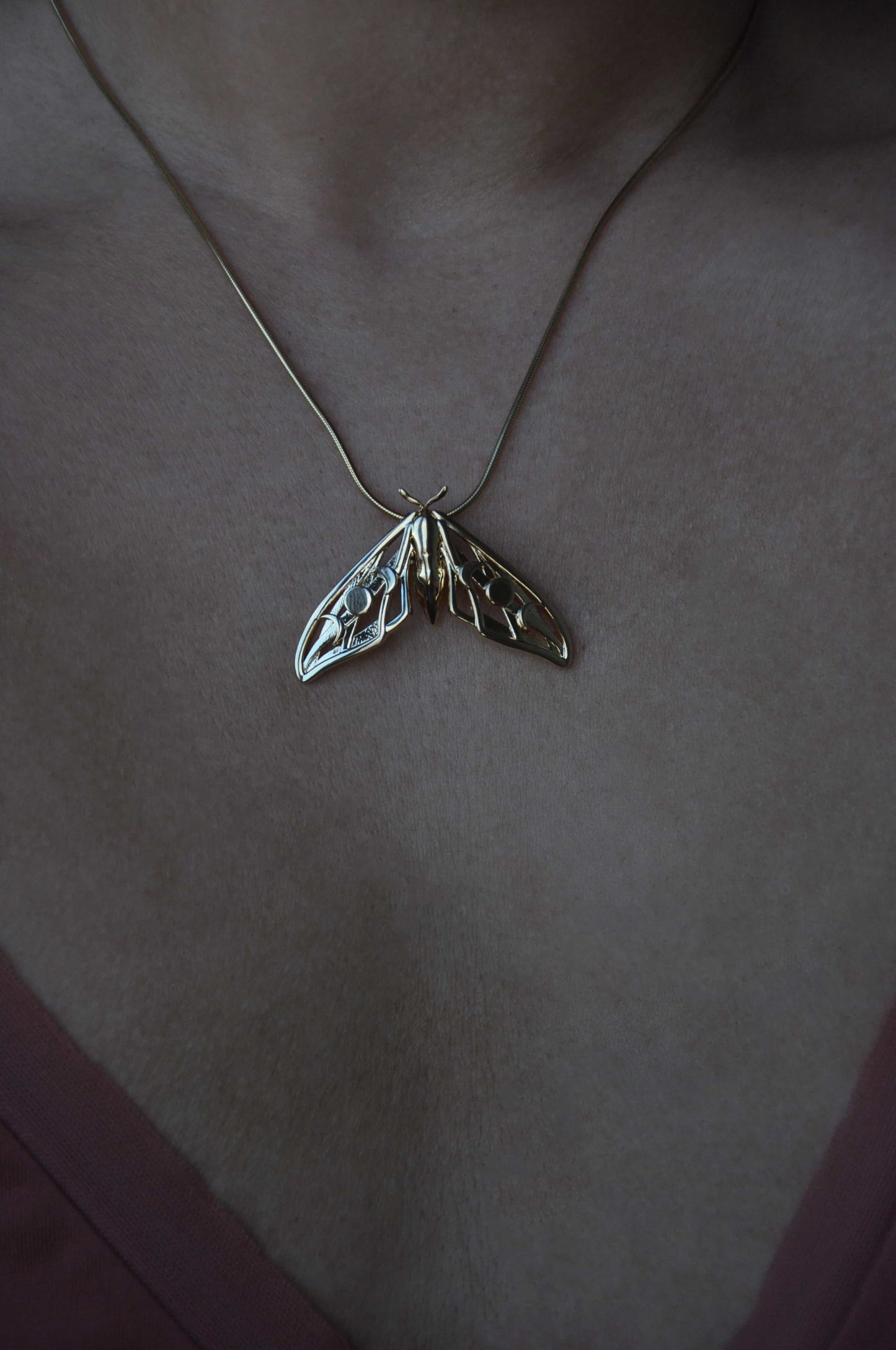 Celestial Hawk Moth Pendant 5