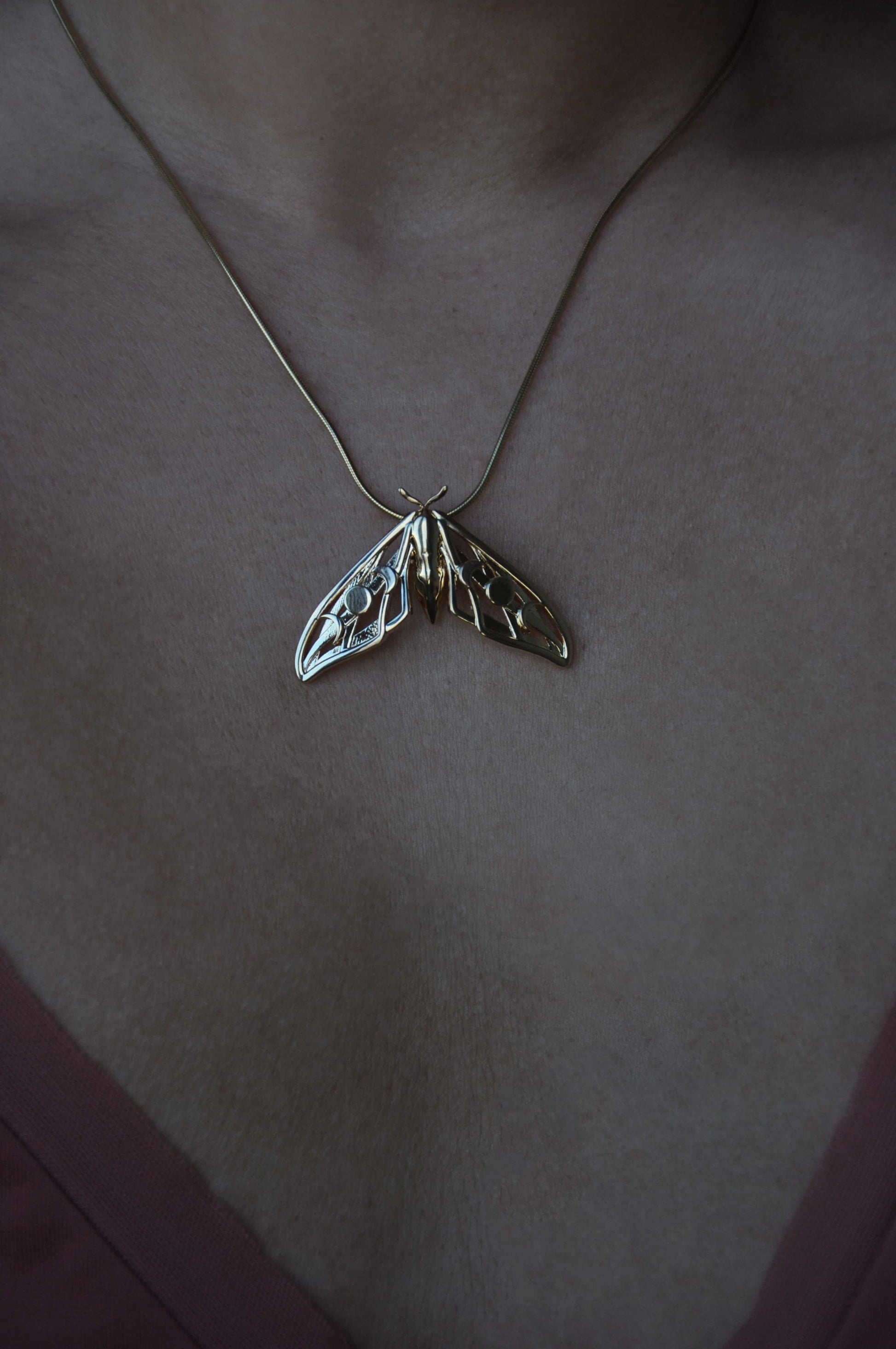 Celestial Hawk Moth Pendant 5