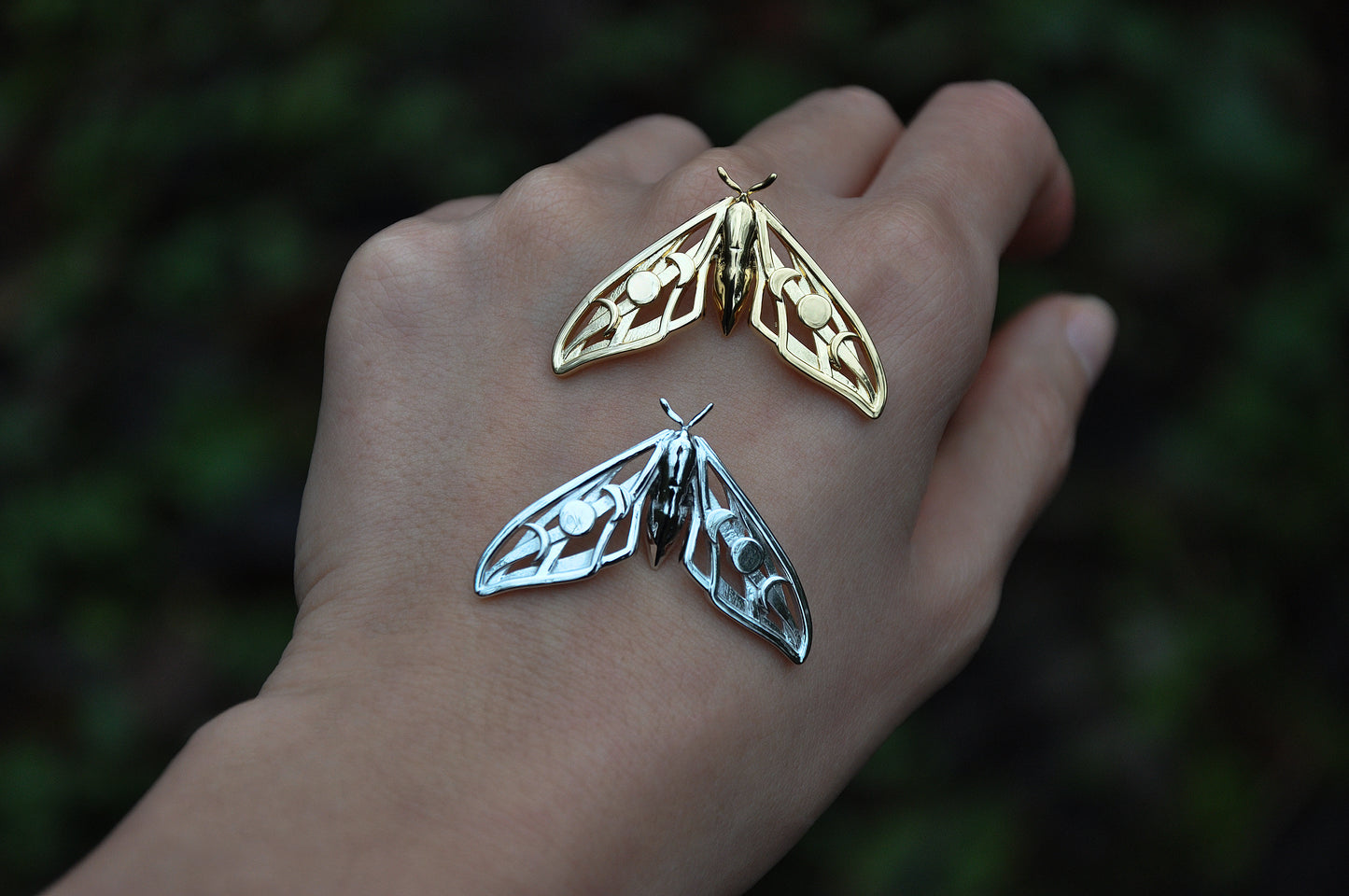Celestial Hawk Moth Pendant