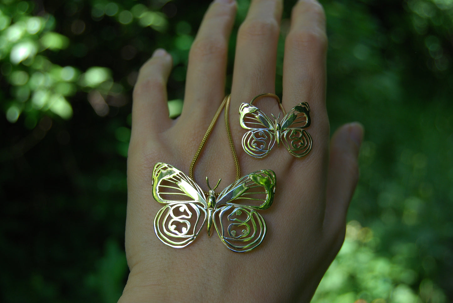 Anna’s Eighty-eight Butterfly Pendant