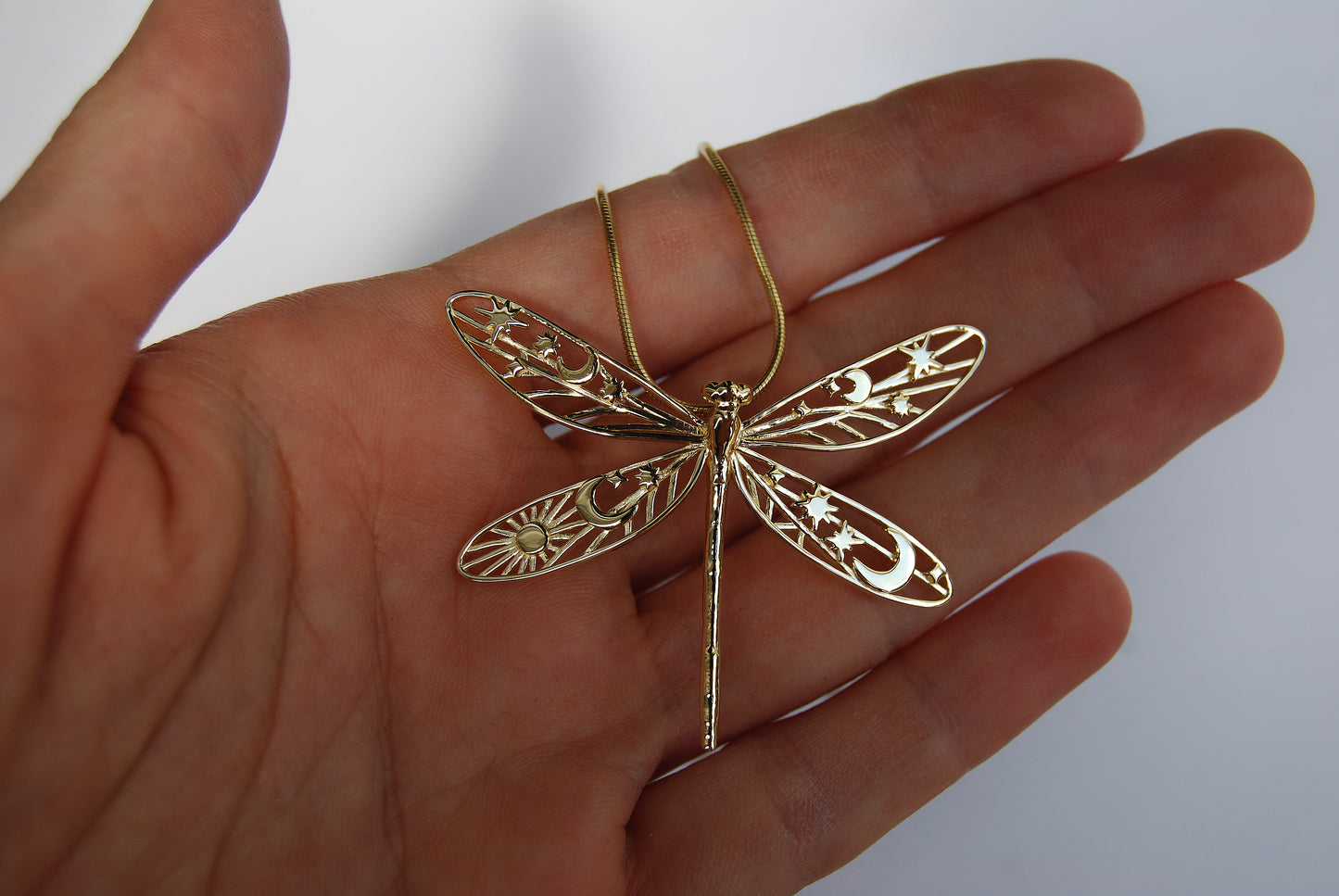 Celestial Damselfly Pendant