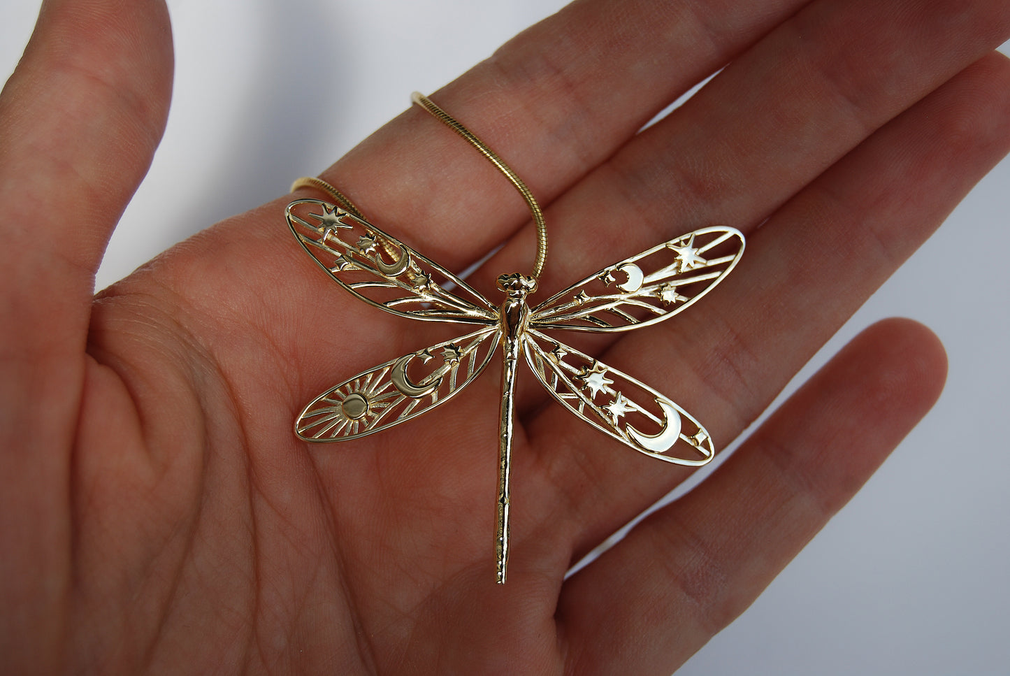 Celestial Damselfly Pendant