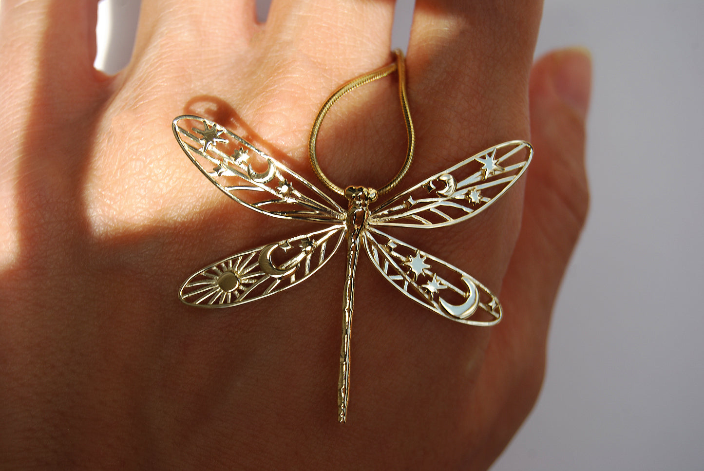 Celestial Damselfly Pendant