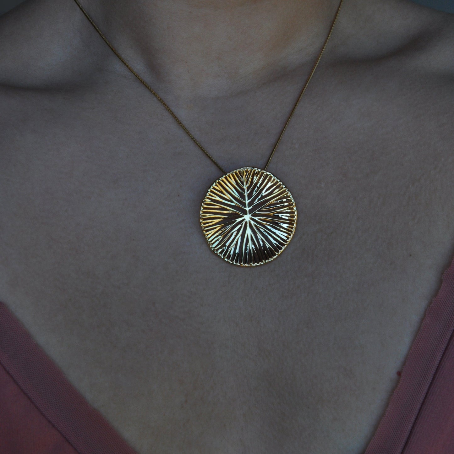 Amazonian Water Lily pendant