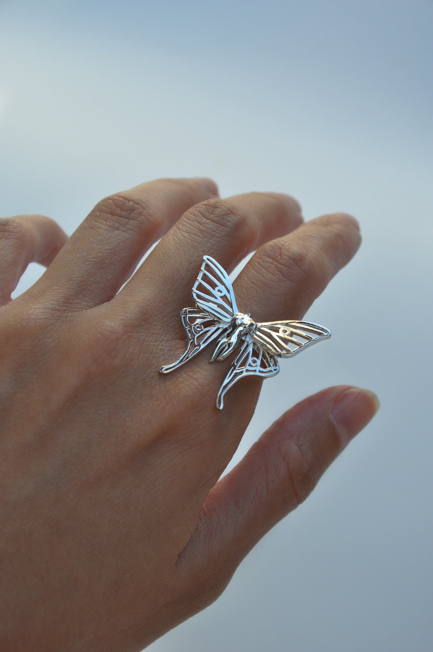 Luna Reliquary Ring