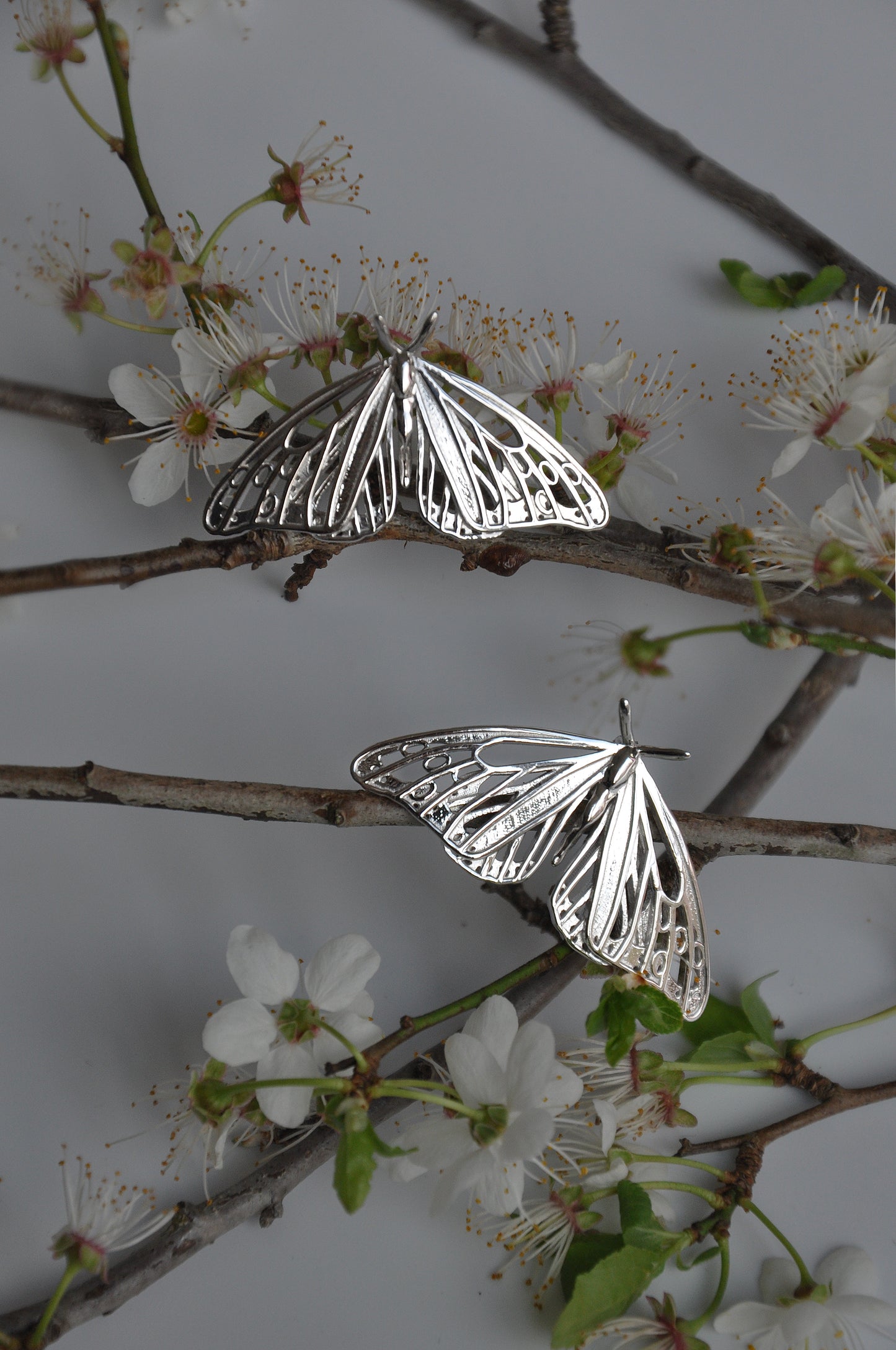 Gold Butterfly Pendant – Handcrafted Nature-Inspired Jewelry (No Chain)