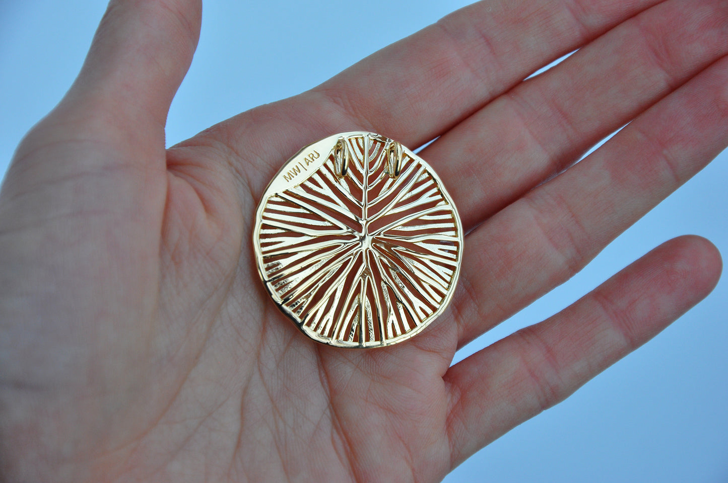 Amazonian Water Lily pendant