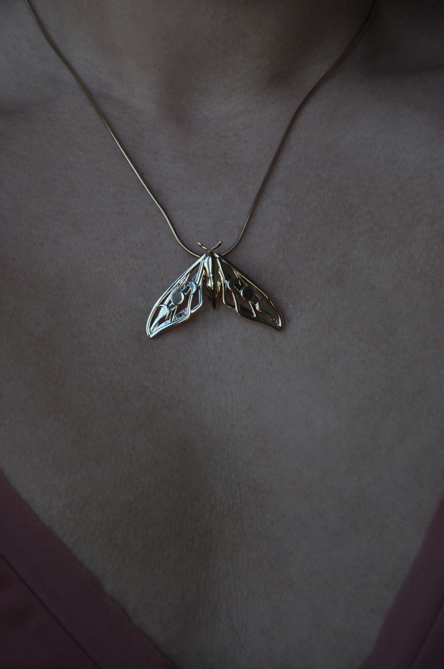 Celestial Hawk Moth Pendant