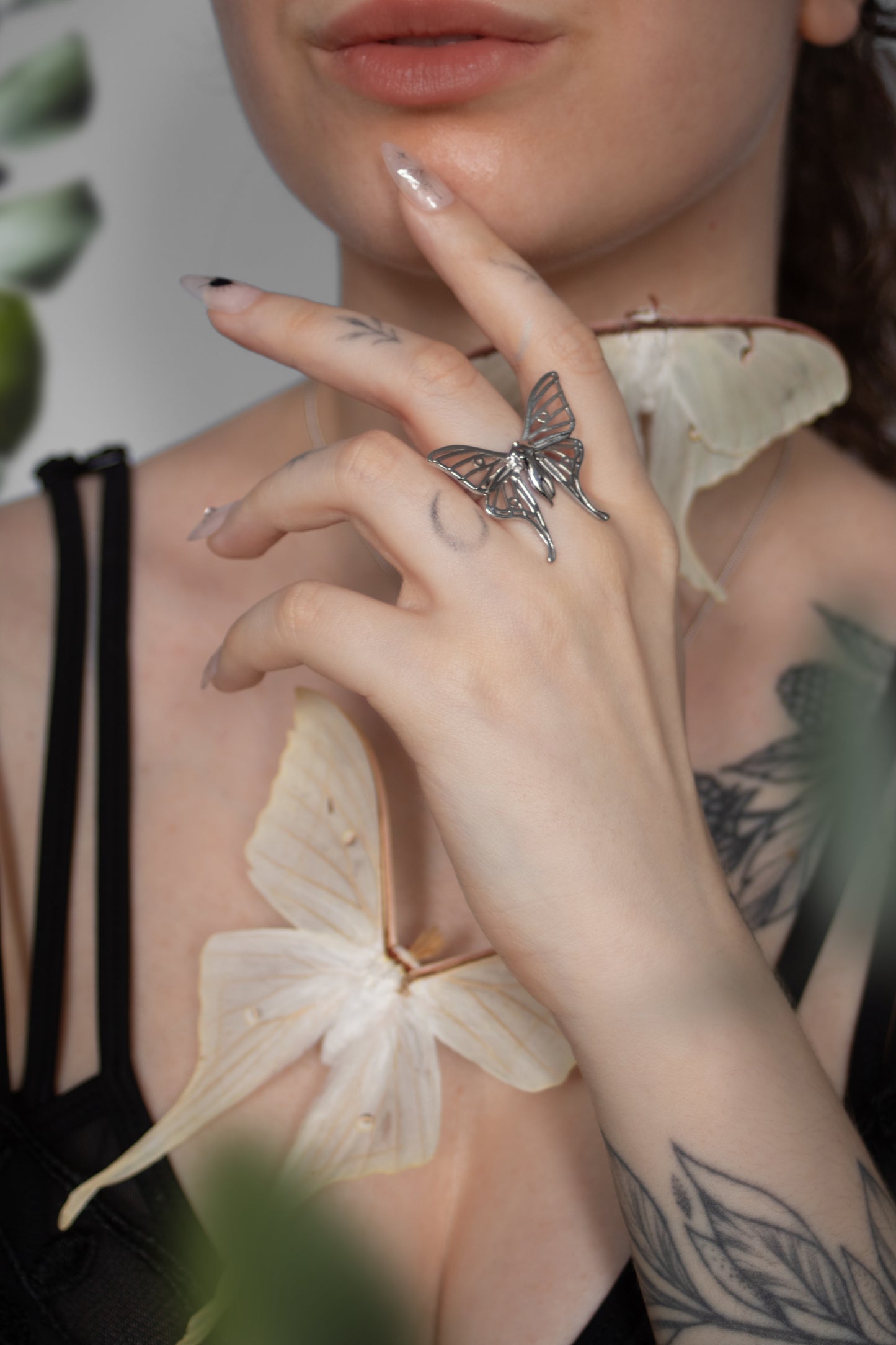Luna Reliquary Ring