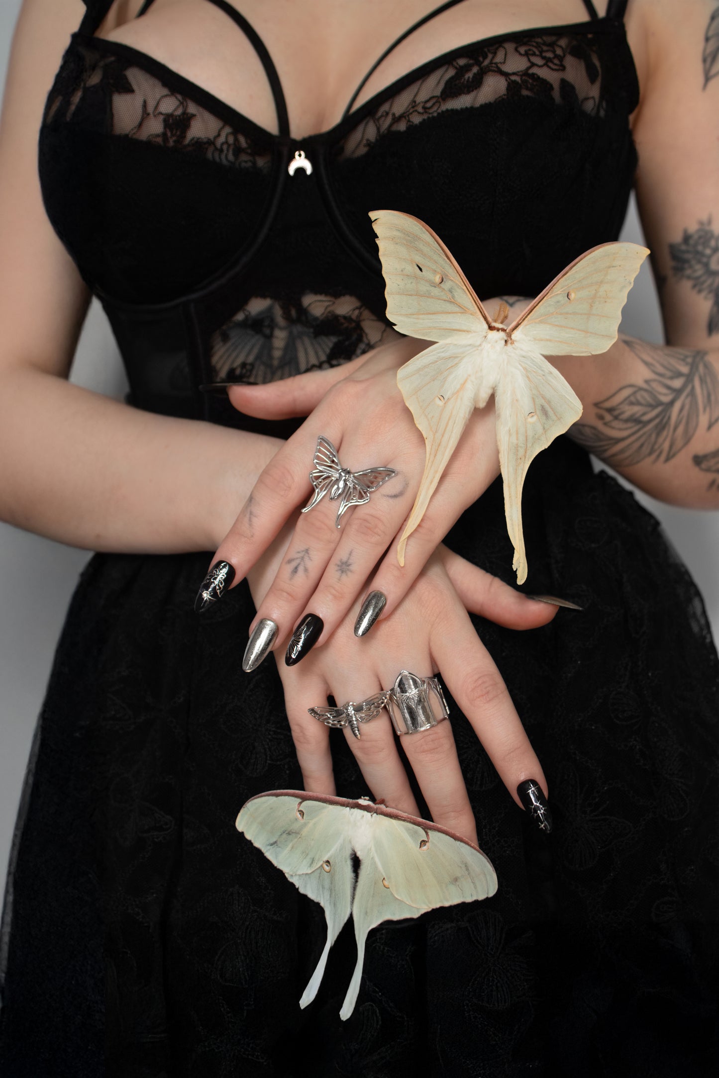 Luna Reliquary Ring