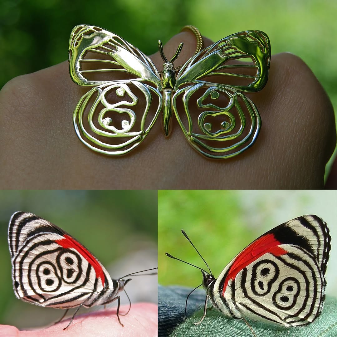Anna’s Eighty-eight Butterfly Pendant