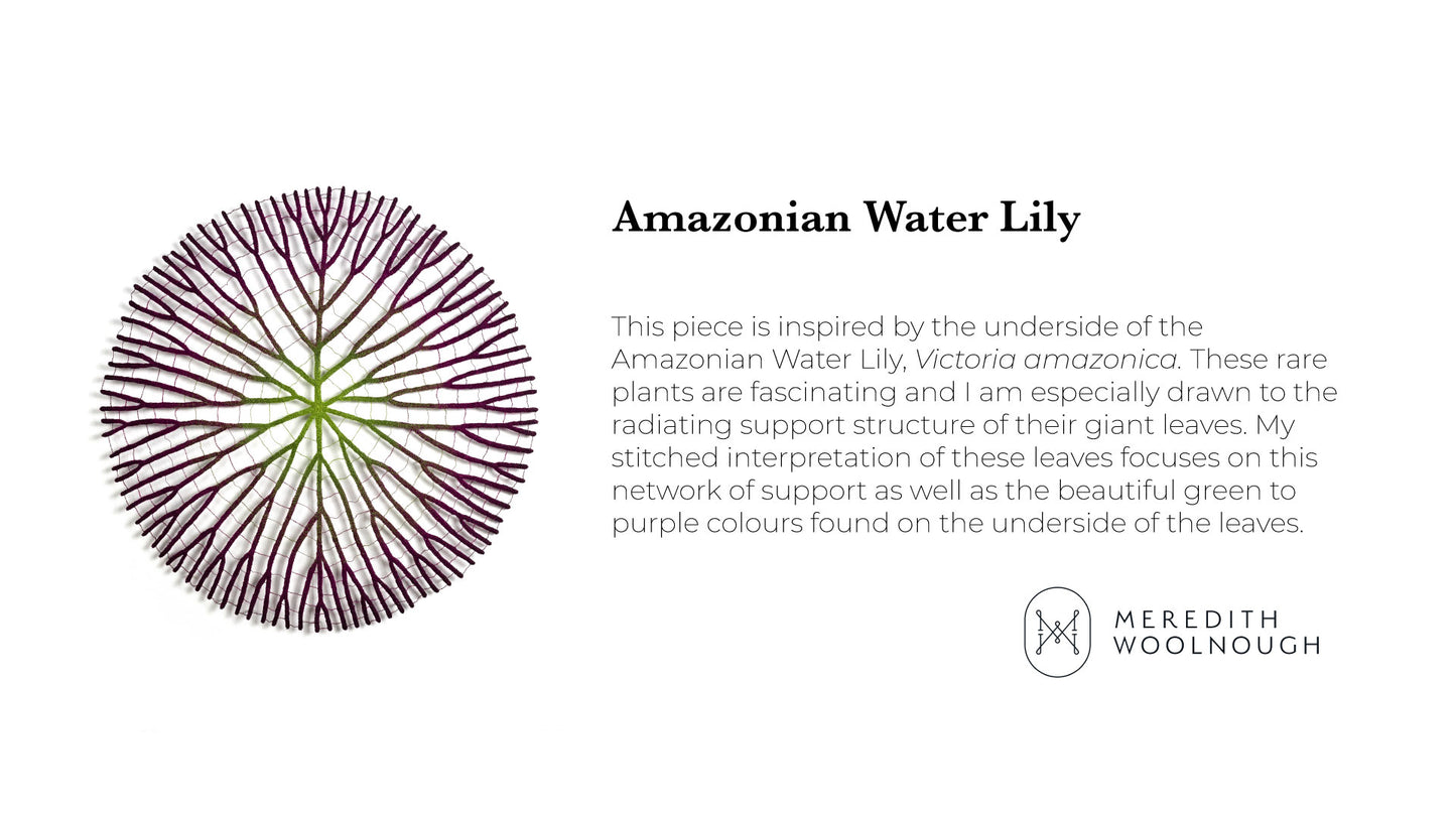 Amazonian Water Lily pendant