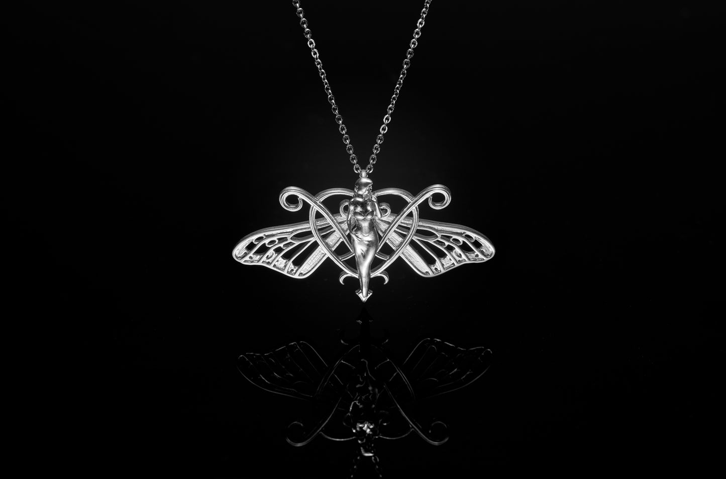 Monarch Butterfly Nymph Pendant