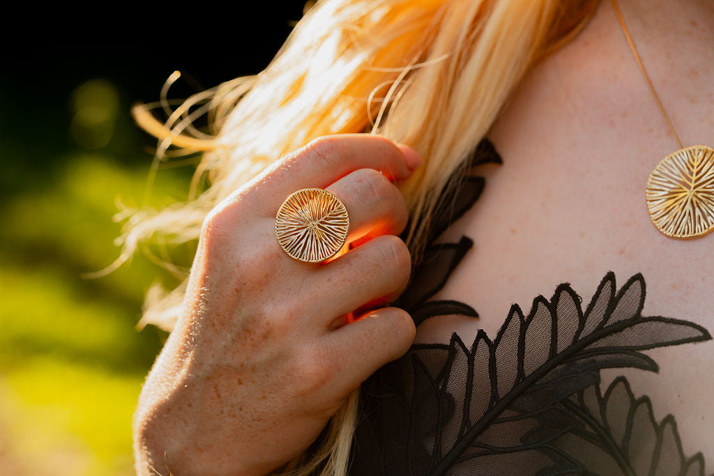 Amazonian Water Lily Ring