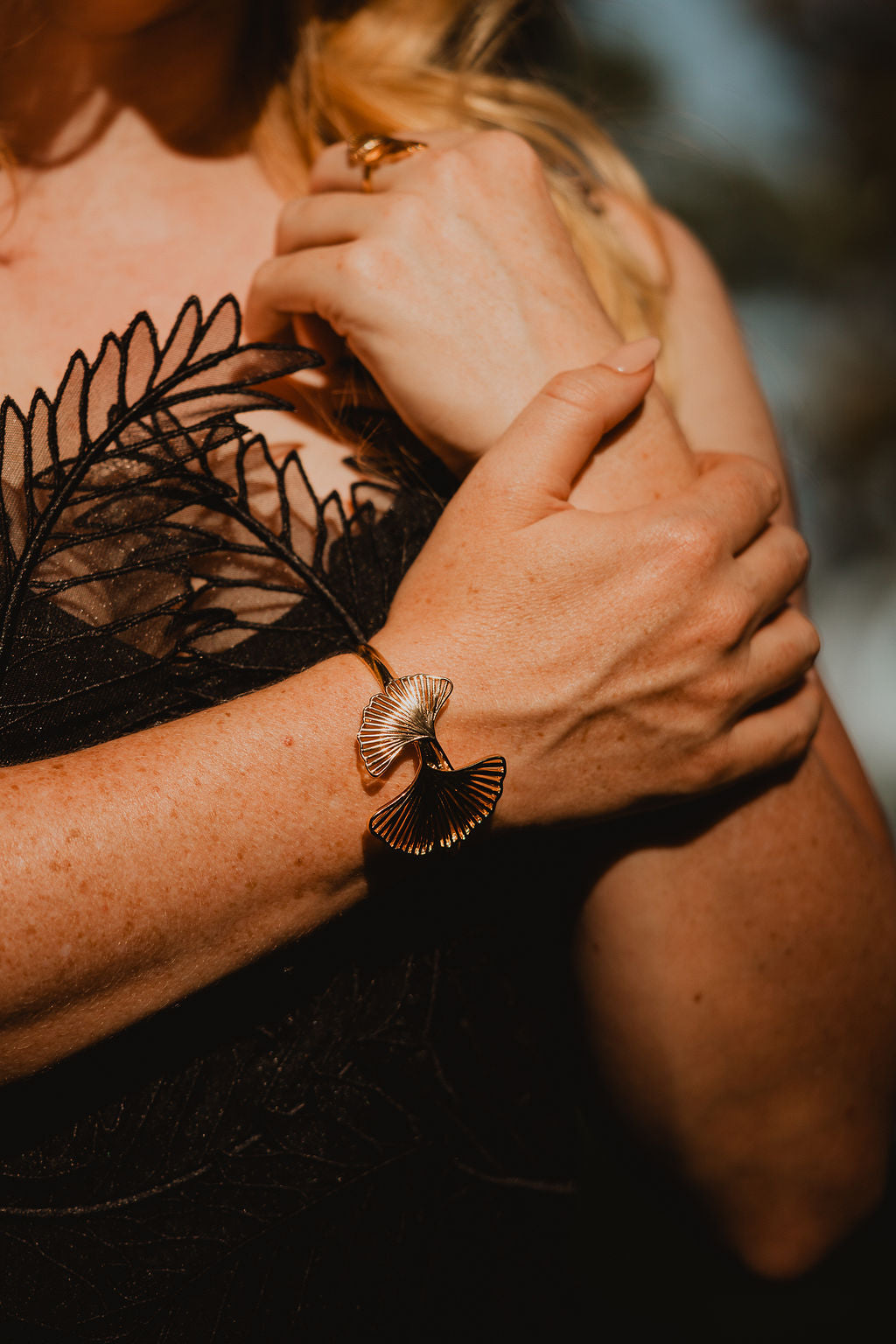 Ginkgo Leaf Bracelet