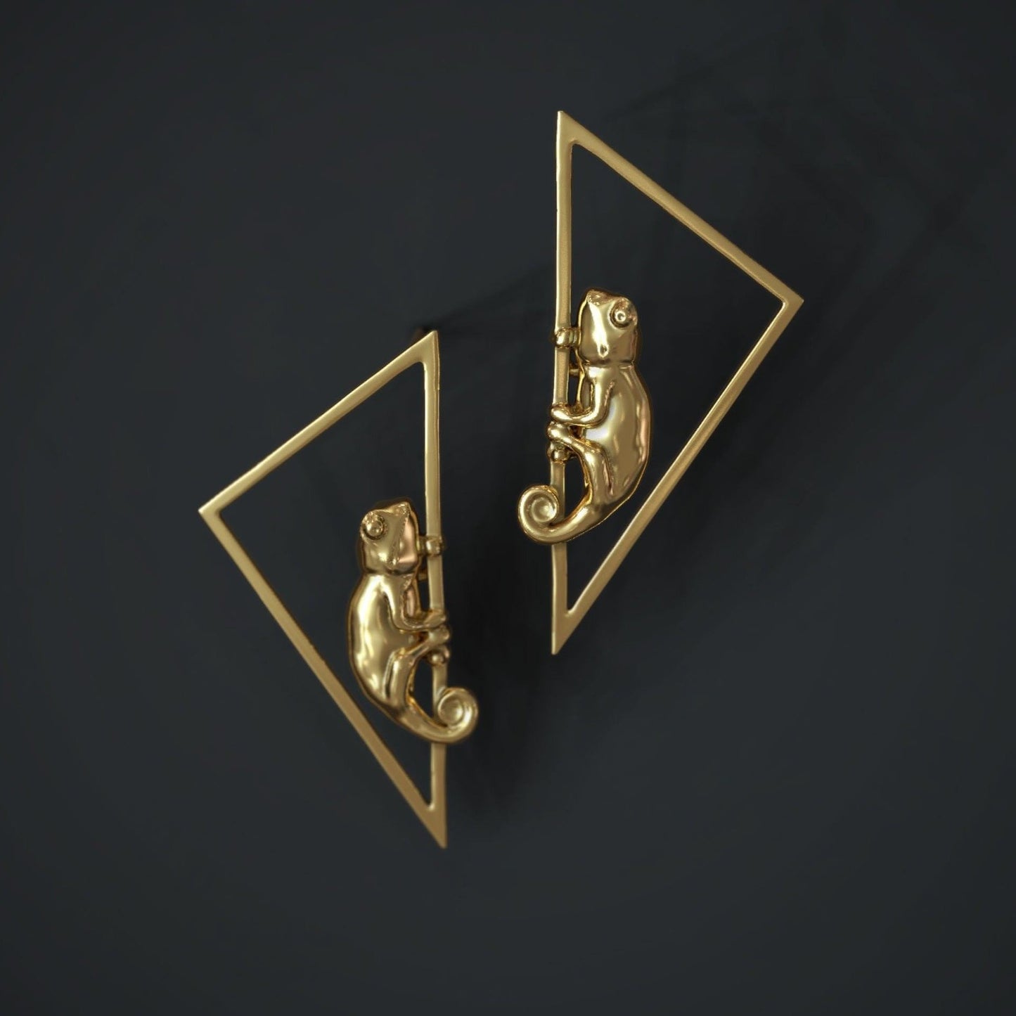 Chameleon Stud Earrings