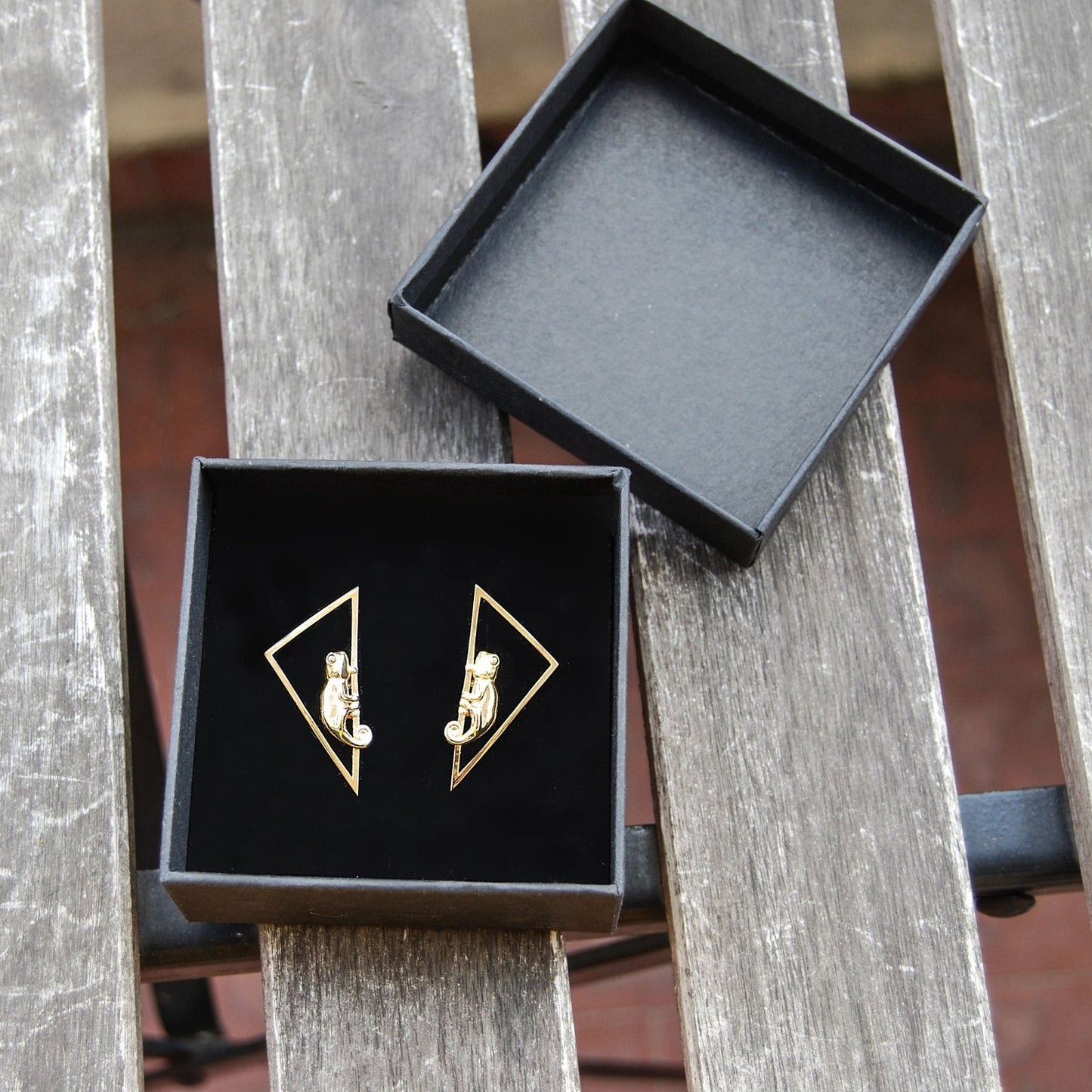 Chameleon Stud Earrings