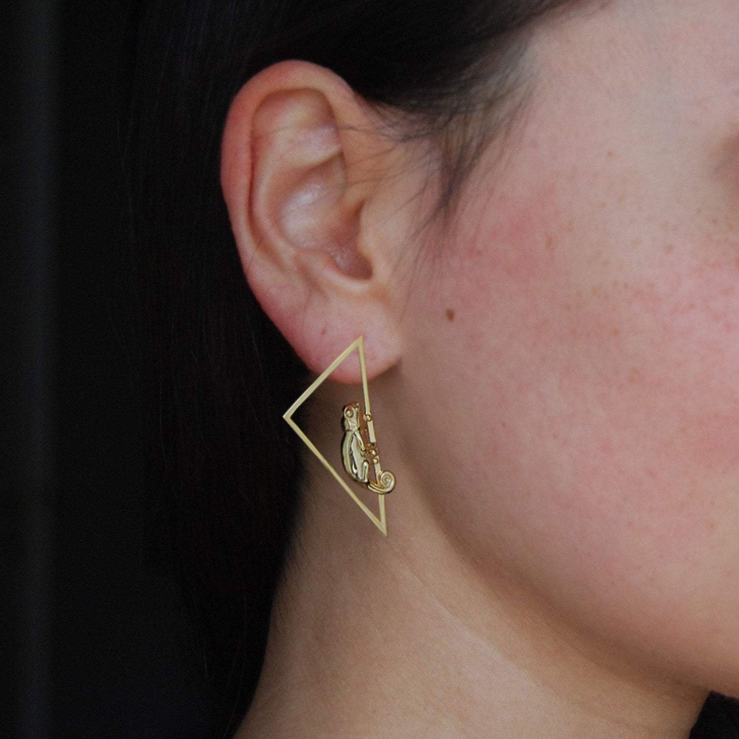 Chameleon Stud Earrings