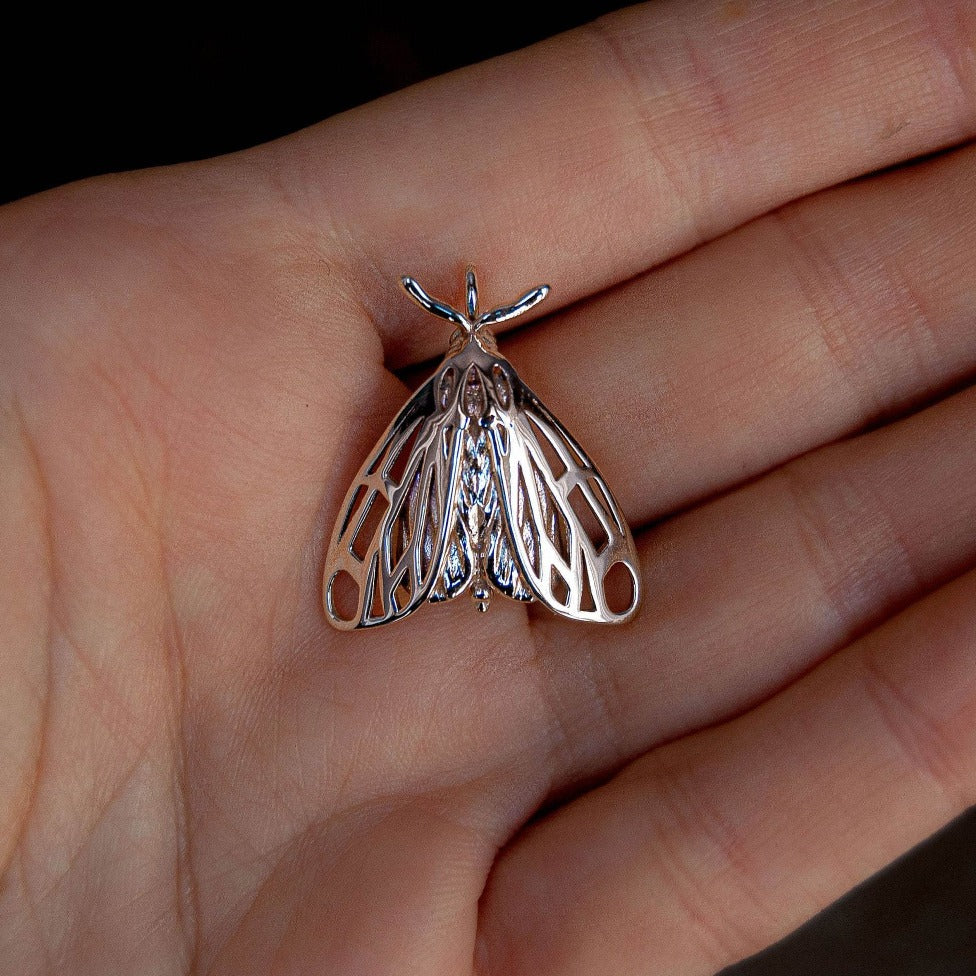 Tiger moth pendant