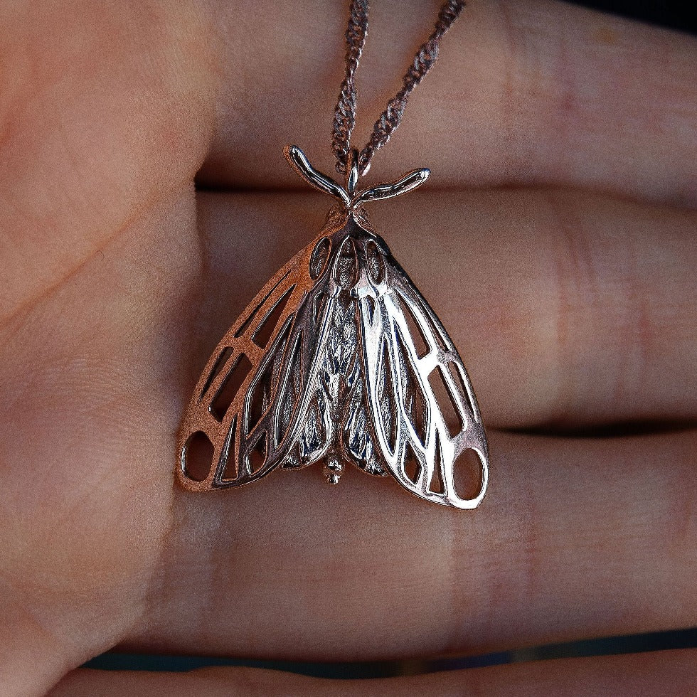 Tiger moth pendant