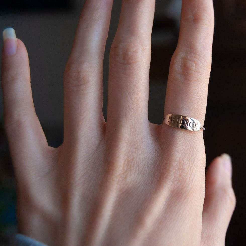 Personalized Initials Ring