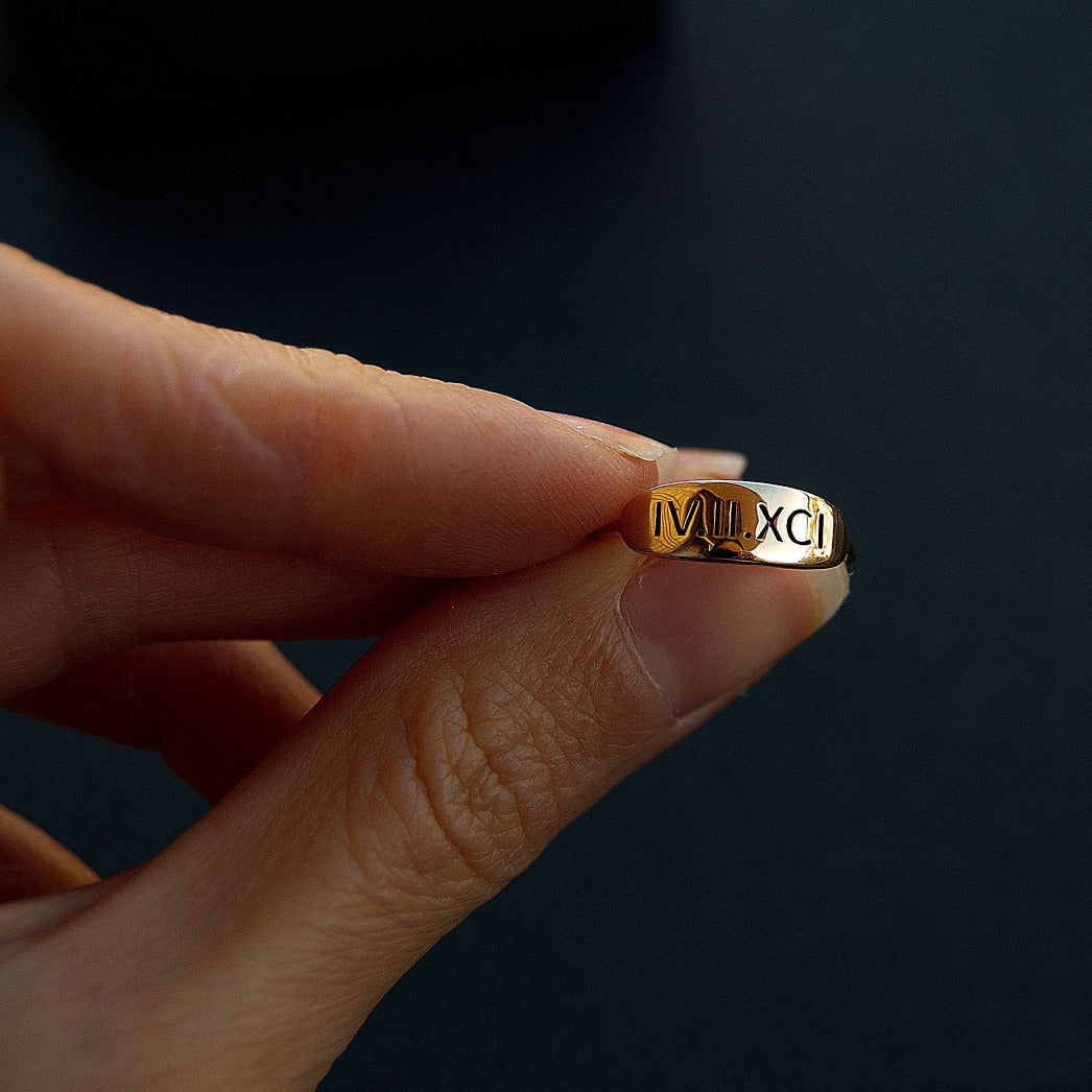 Personalized Initials Ring