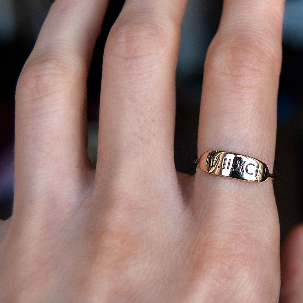 Personalized Initials Ring