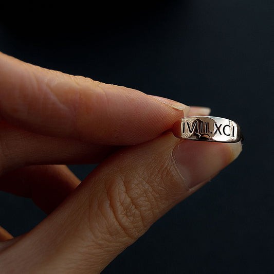 Personalized Initials Ring