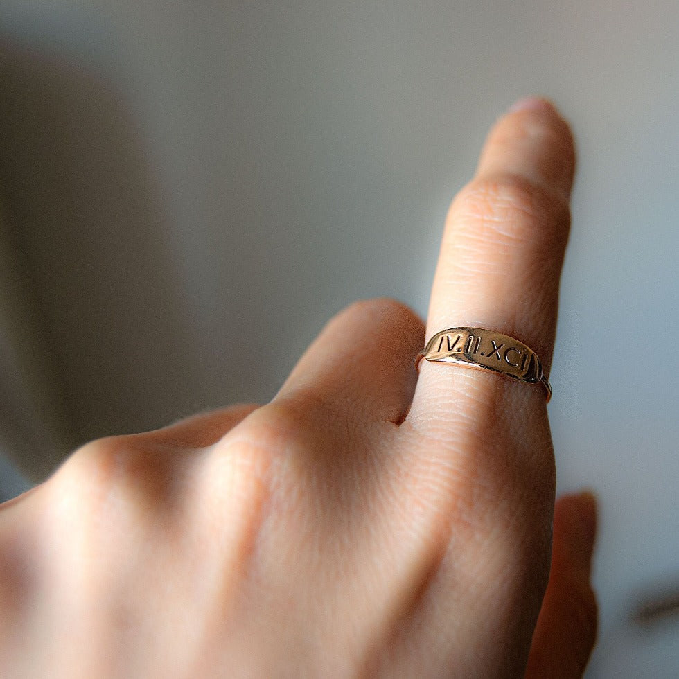 Personalized Initials Ring
