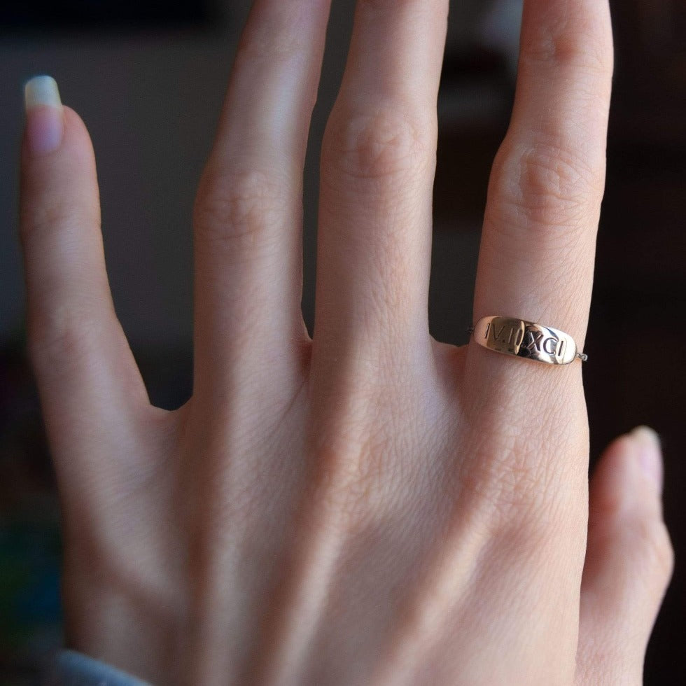 Personalized Initials Ring
