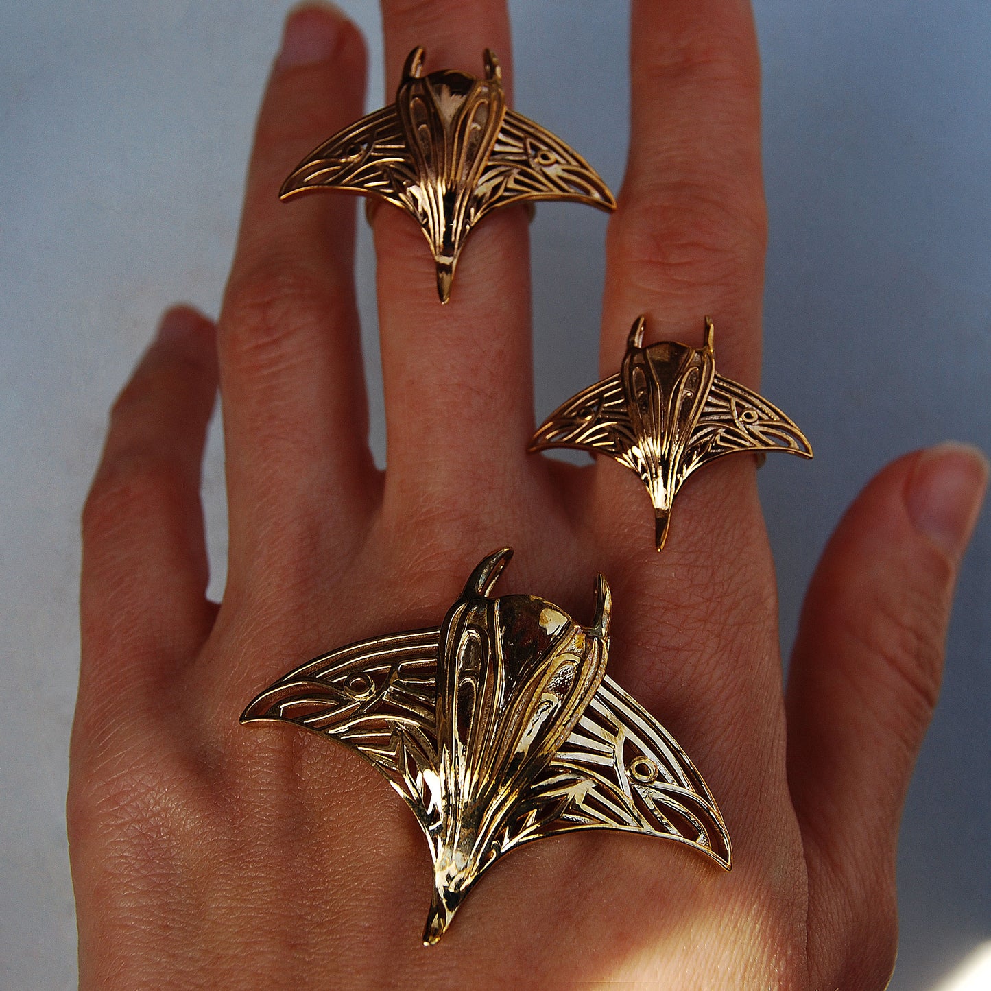 Manta Ray Ring