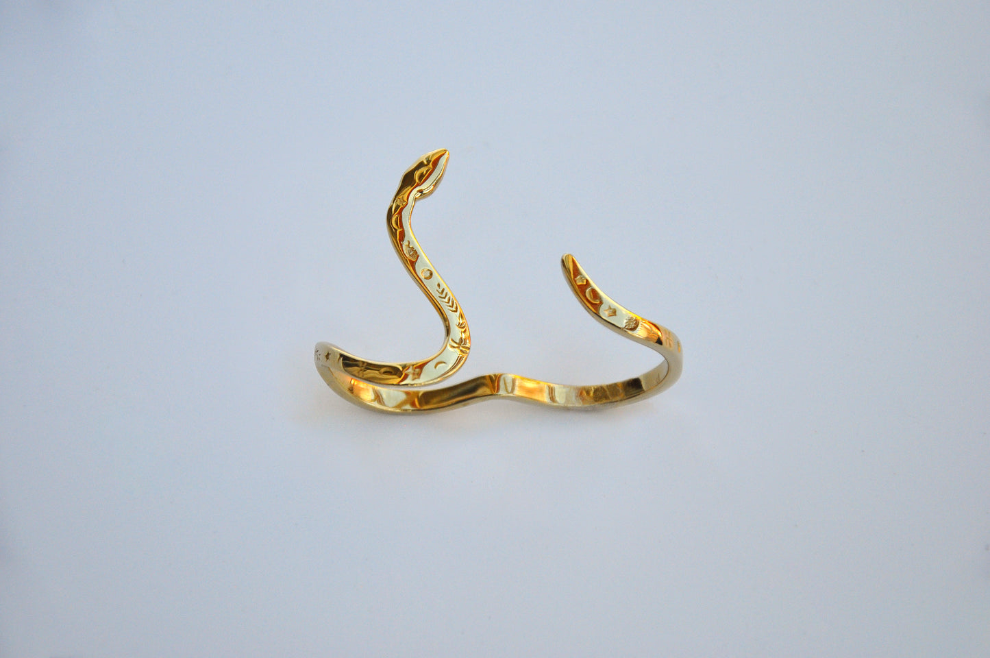 Two Finger celestial Snake Ring