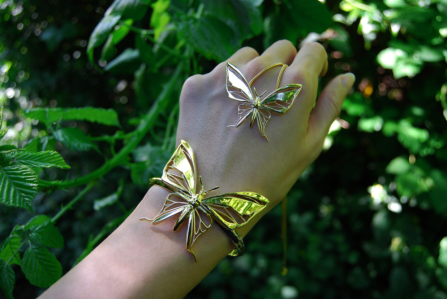 Bird of Paradise Butterfly Bracelet