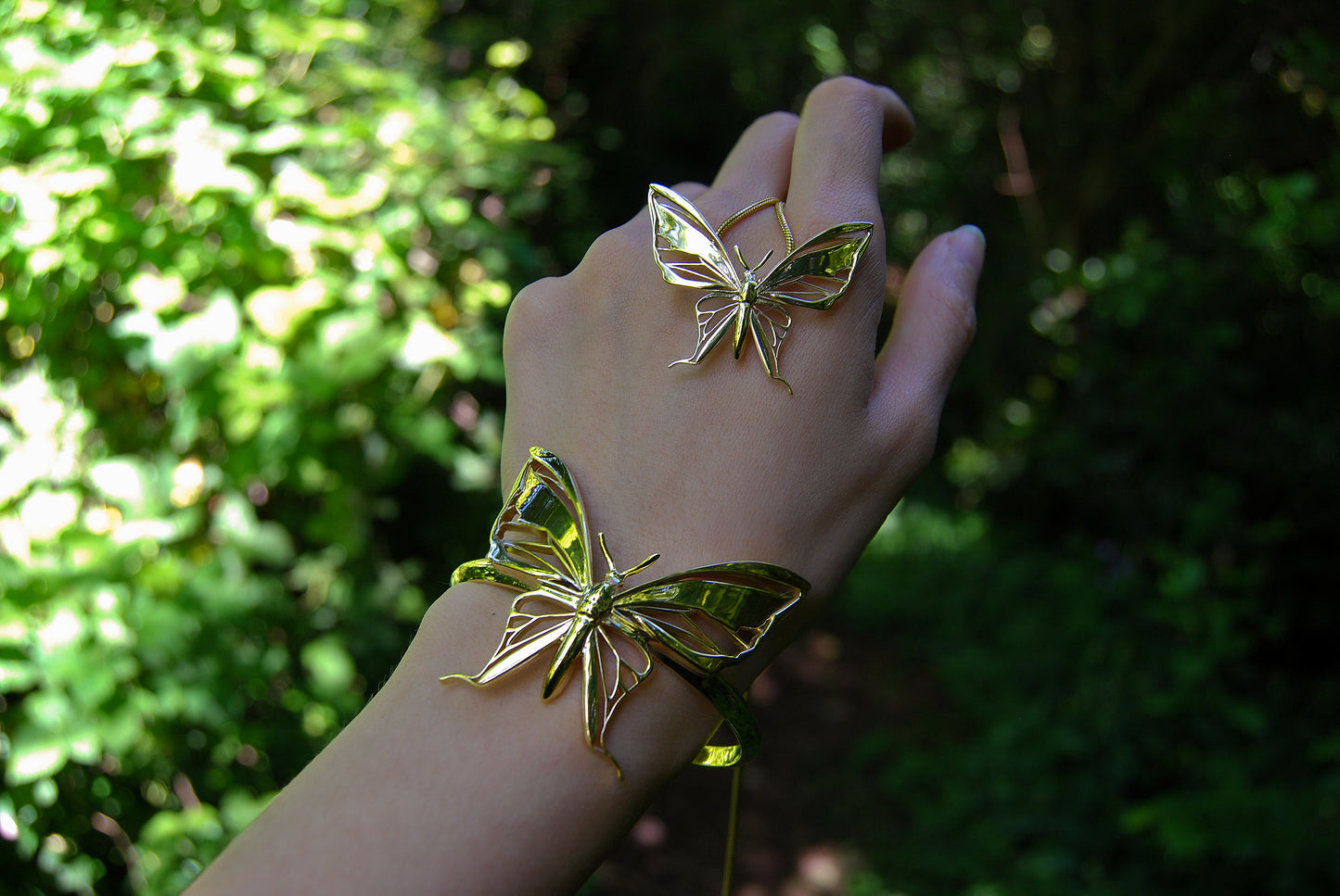 Bird of Paradise Butterfly Bracelet