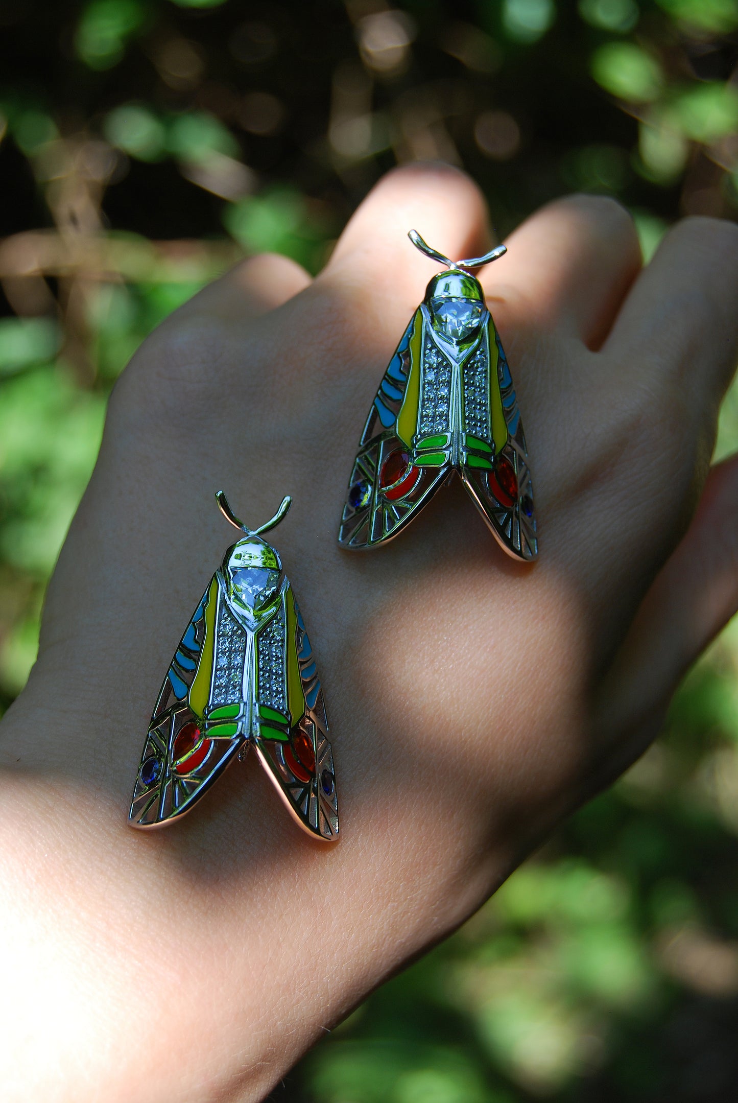 Picasso Moth Pendant