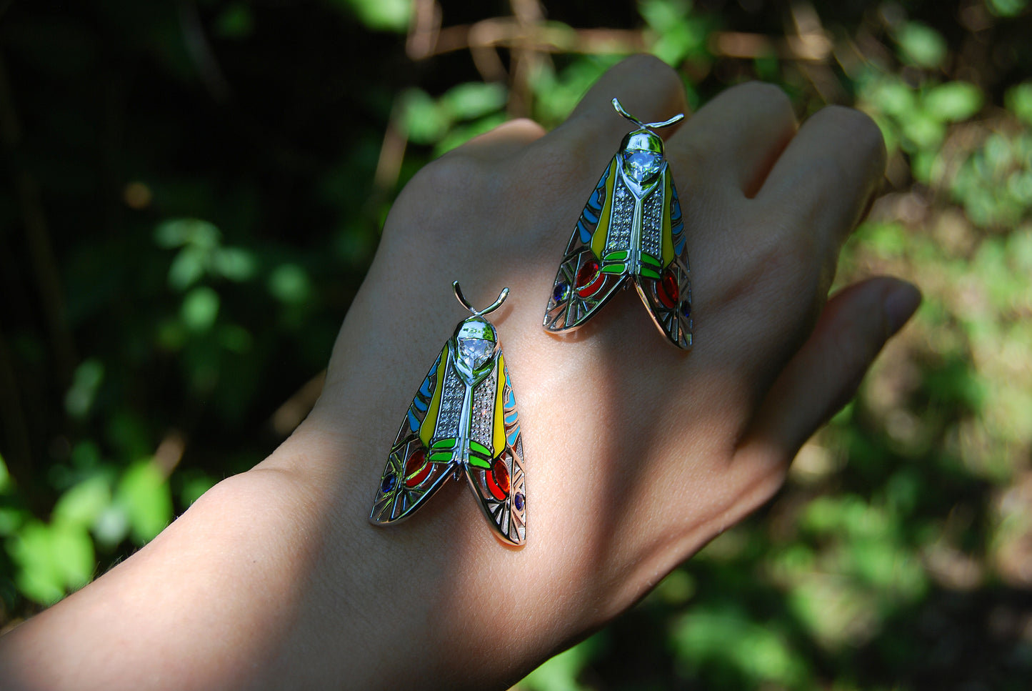 Picasso Moth Pendant