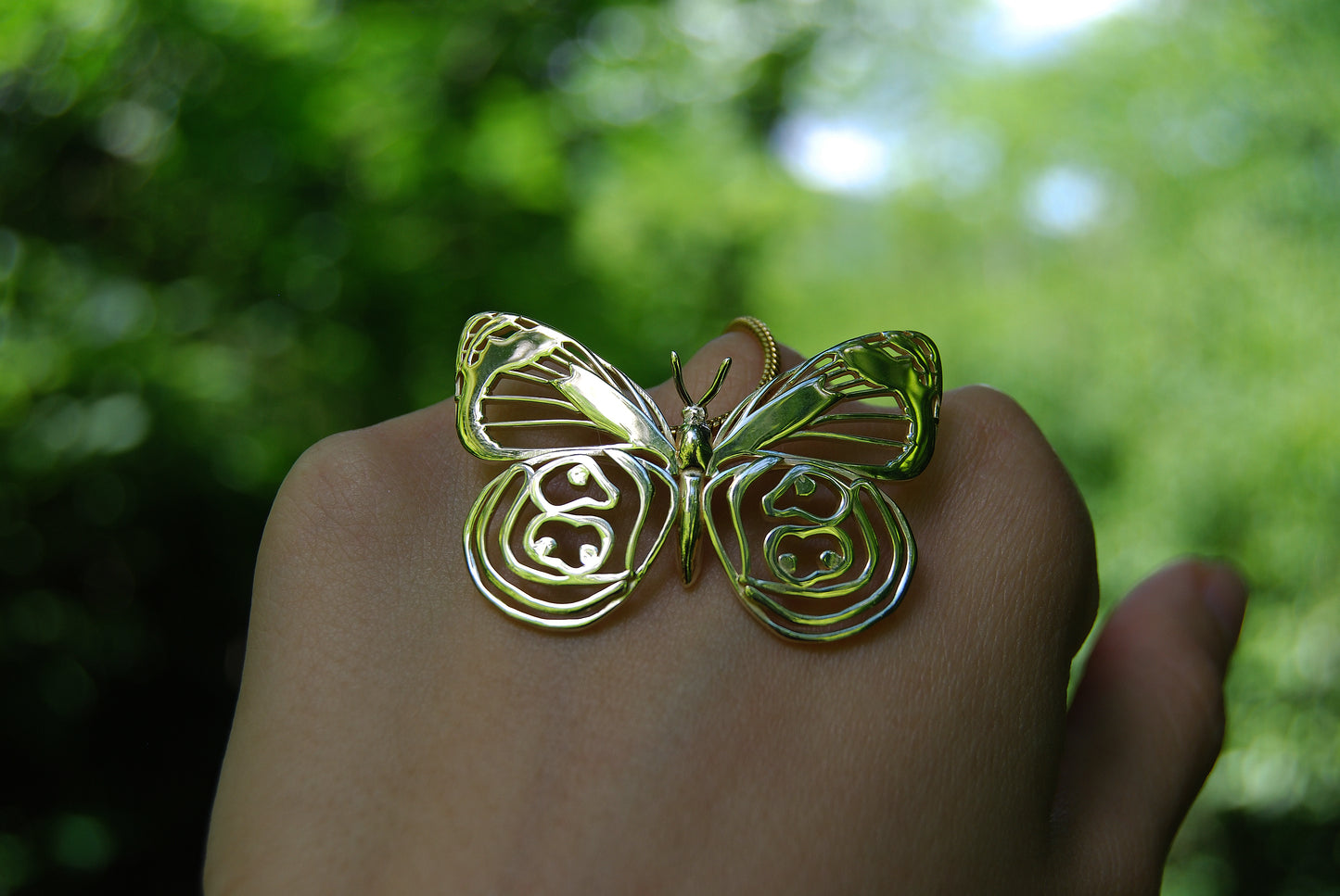 Anna’s Eighty-eight Butterfly Pendant