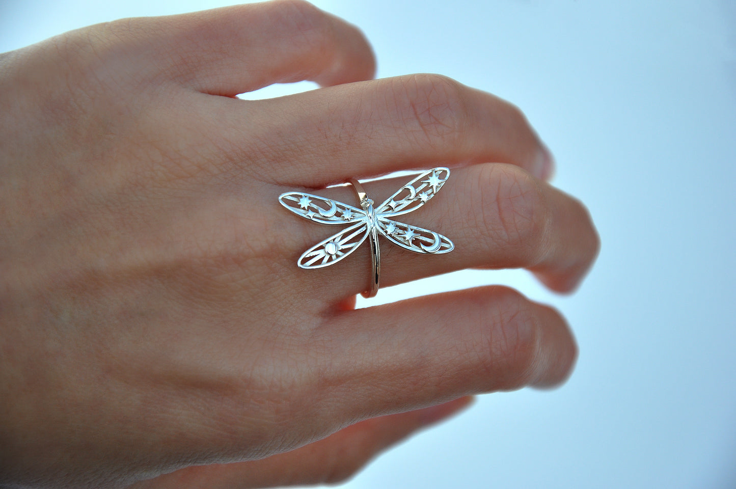 Celestial Damselfly Ring