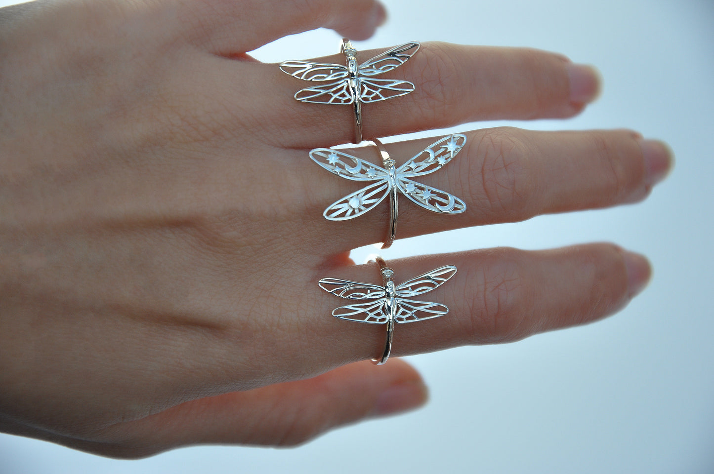 Celestial Damselfly Ring