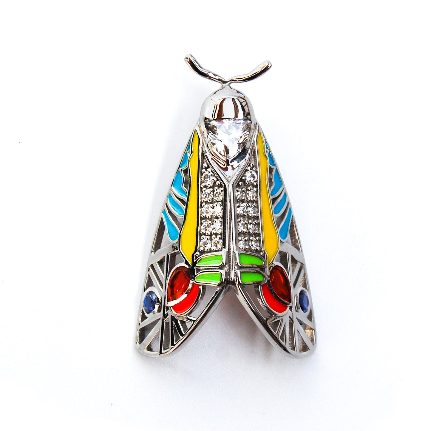 Picasso Moth Pendant