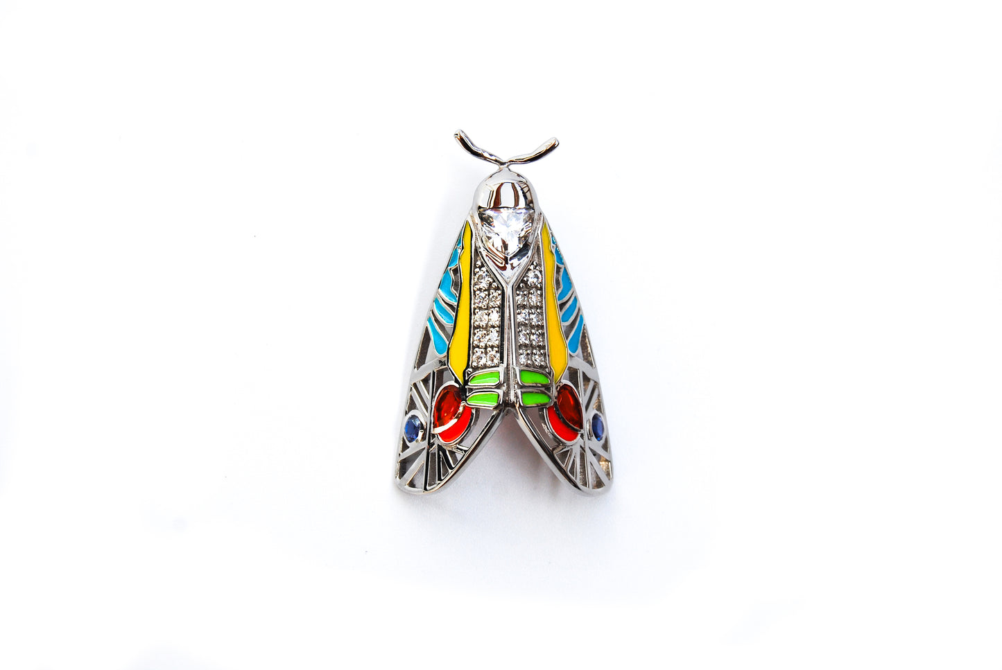 Picasso Moth Pendant