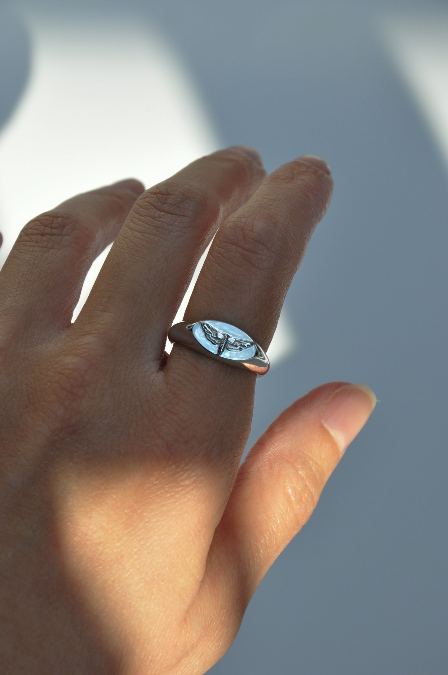 Death’s-head Hawk Moth Signet Ring