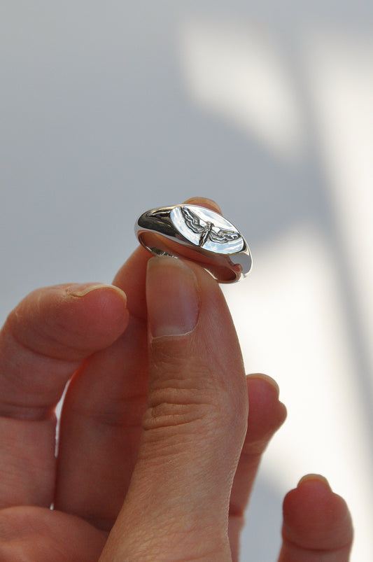 Death’s-head Hawk Moth Signet Ring