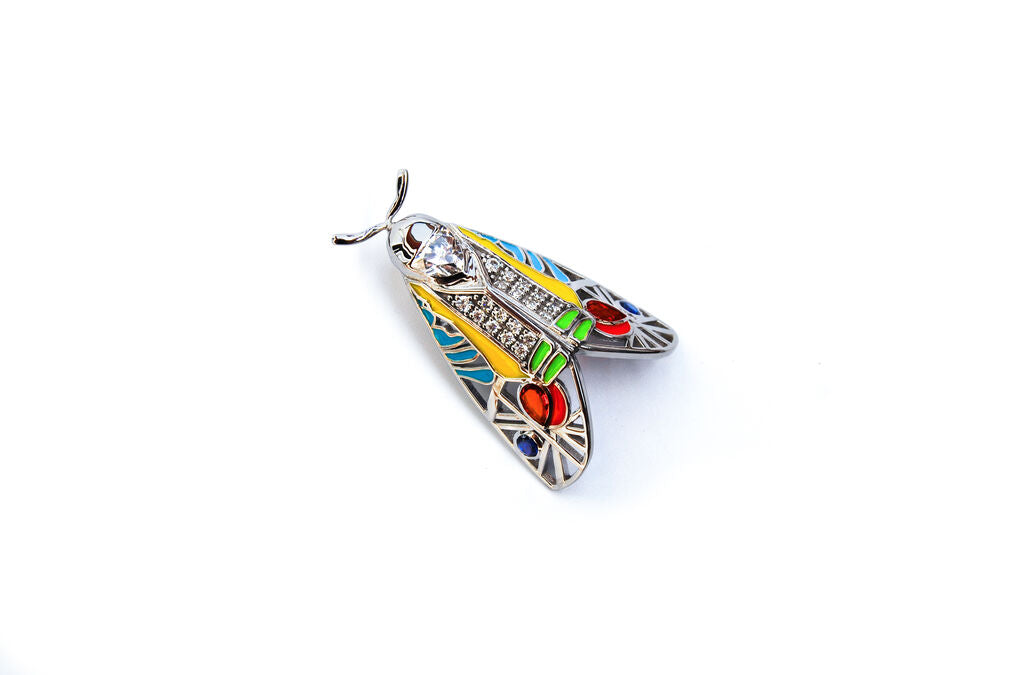 Picasso Moth Pendant 11