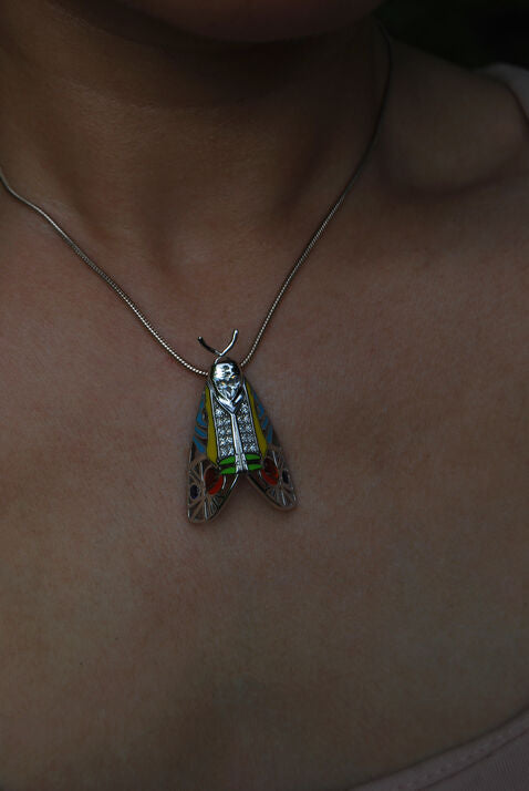 Picasso Moth Pendant 7