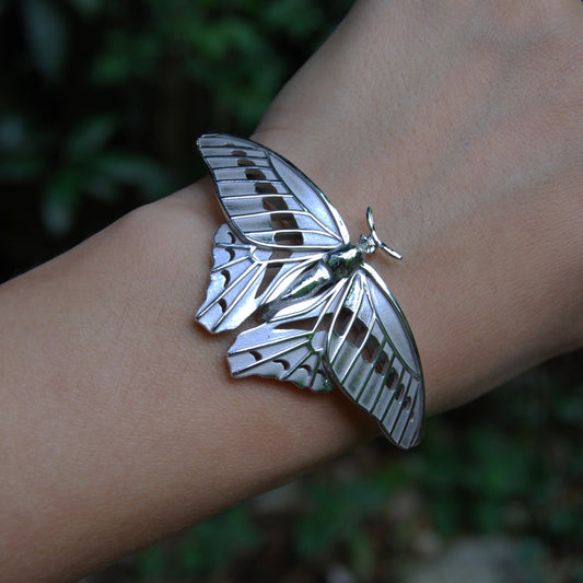 Blue Triangle Butterfly Bracelet