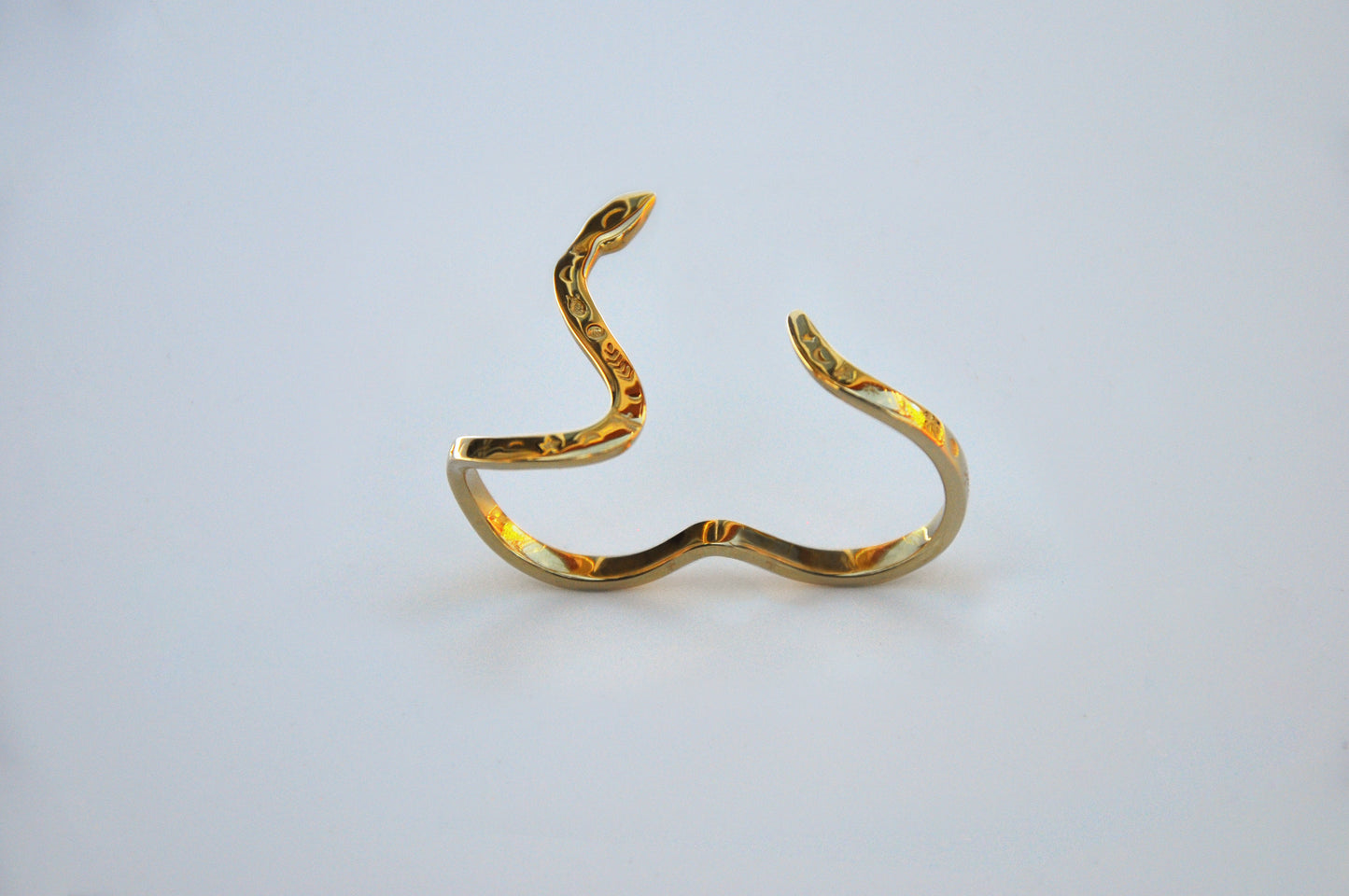 Two Finger celestial Snake Ring