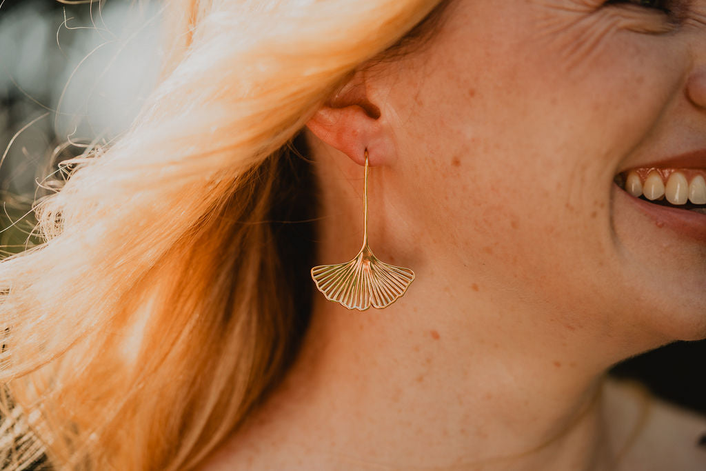 Ginkgo Earrings